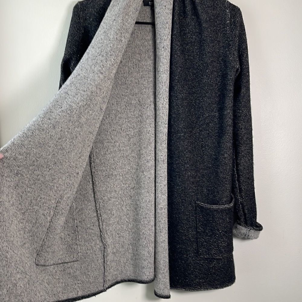 EUC Babaton Aritzia Cashmere Blend Gray Waterfall Cardigan XXS - Picture 4 of 8